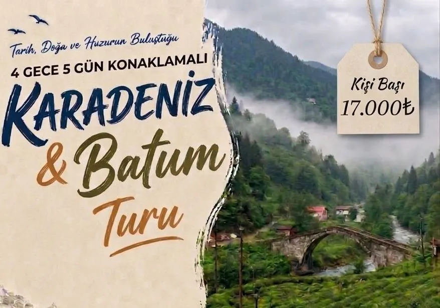 Erdek Çıkışlı Karadeniz Batum Turu